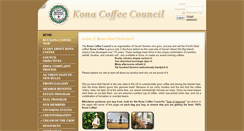 Desktop Screenshot of kona-coffee-council.com